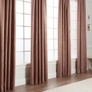 Open Box - Chanasya -  2pk Embossed Textured Sheer Window Curtai Beige
